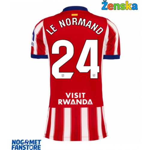 Atletico Madrid Robin Le Normand #24 Domaci Dres za Ženska 2026-27 Kratak Rukav